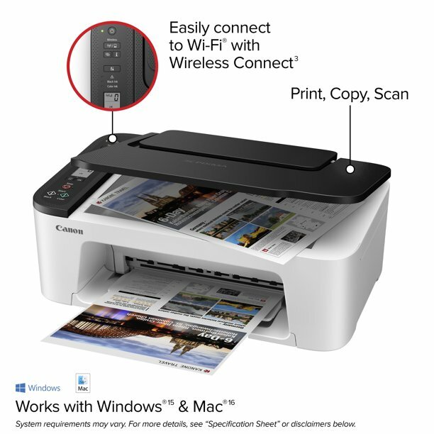 New Canon 3722 (3522) Wireless Printer-Copy-Scan-5×5 Photo-On Sale-Back School