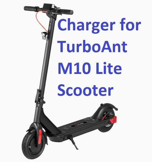 🔥power supply battery Charger for TurboAnt M10/M10 Lite Electric Scooter