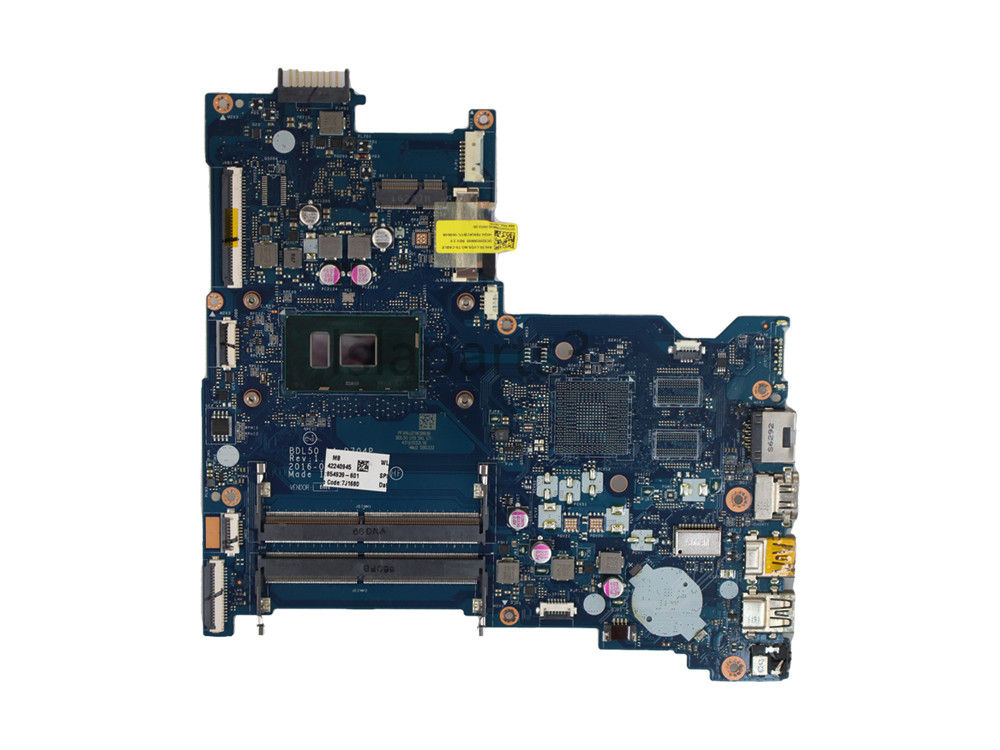 For HP Pavilion 15-AY Motherboard i3-6100U i5-6200U i7-6500U LA-D704P 854939-601