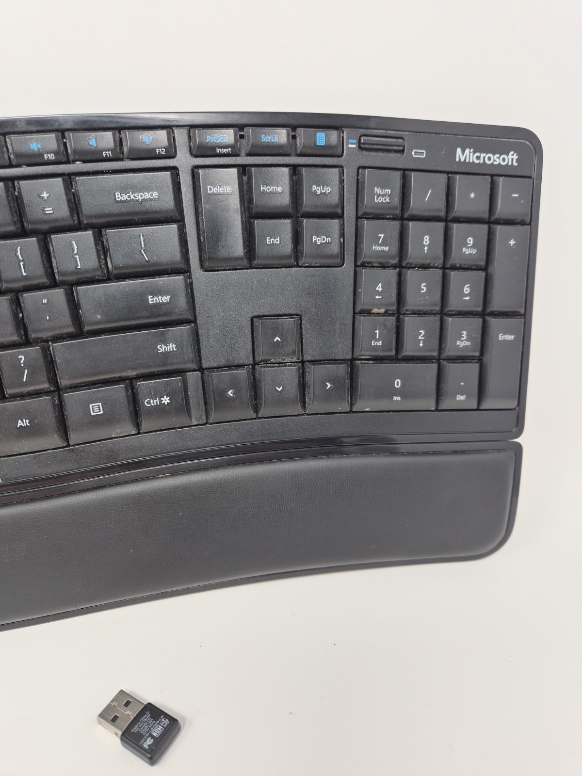 Microsoft Sculpt Comfort Wireless Keyboard + Mouse w/ USB Dongle Tested Working