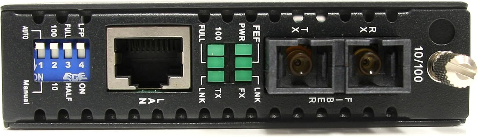 .Com 10/100 Mbps Single Mode Fiber Media Converter SC – 18.6 Miles/30Km over Sin