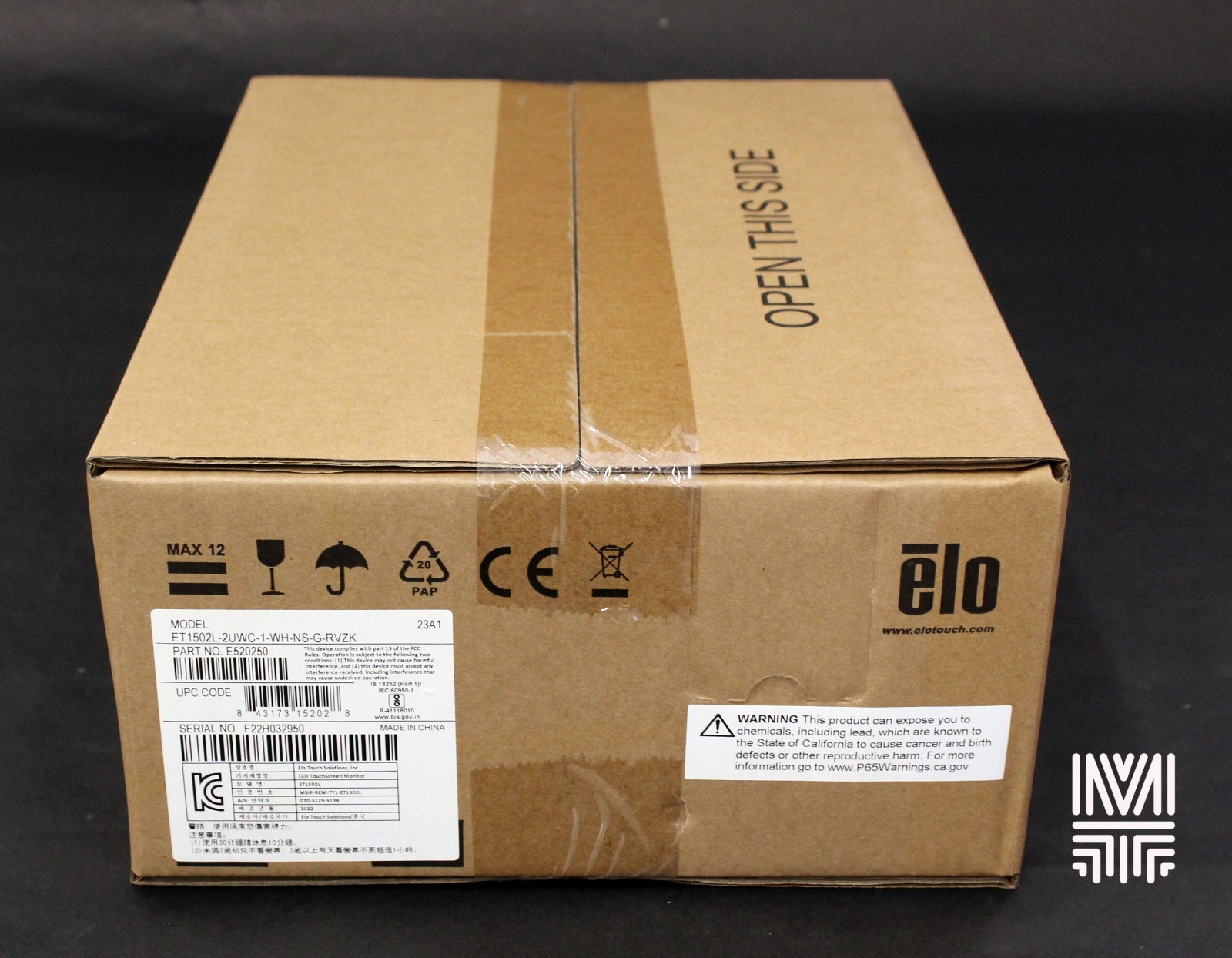 New ELO ET1502L 15inch LCD Touchscreen Monitor White ET1502L-2UWC-1-WH-NS-G-RVZK