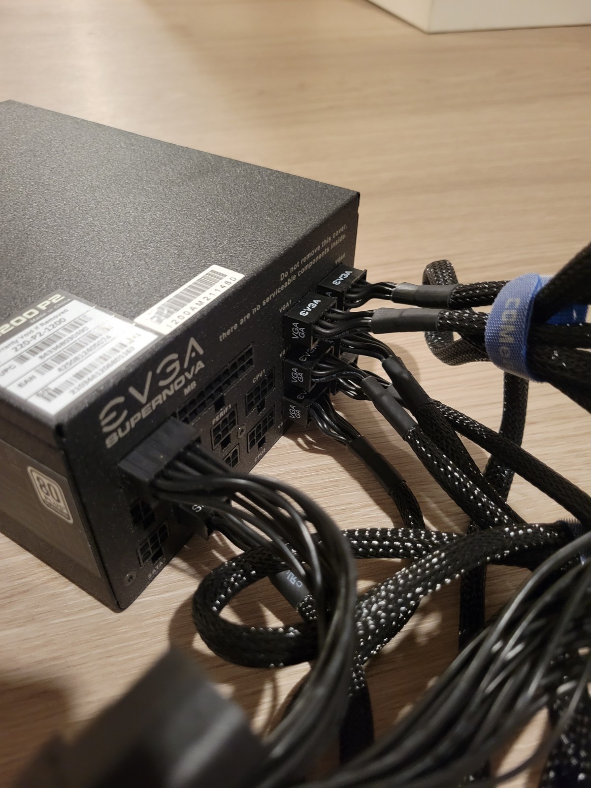 EVGA SuperNOVA 1200-P2 80+ Platinum 1200W Power Supply PSU 220-P2-1200
