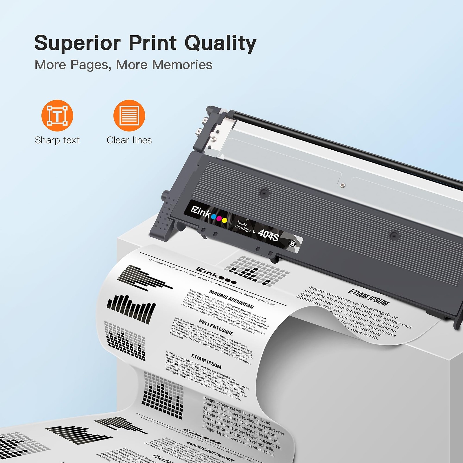 E-Z Ink Compatible Toner Cartridge Replacement for Samsung 404 404S CLT-K404S…