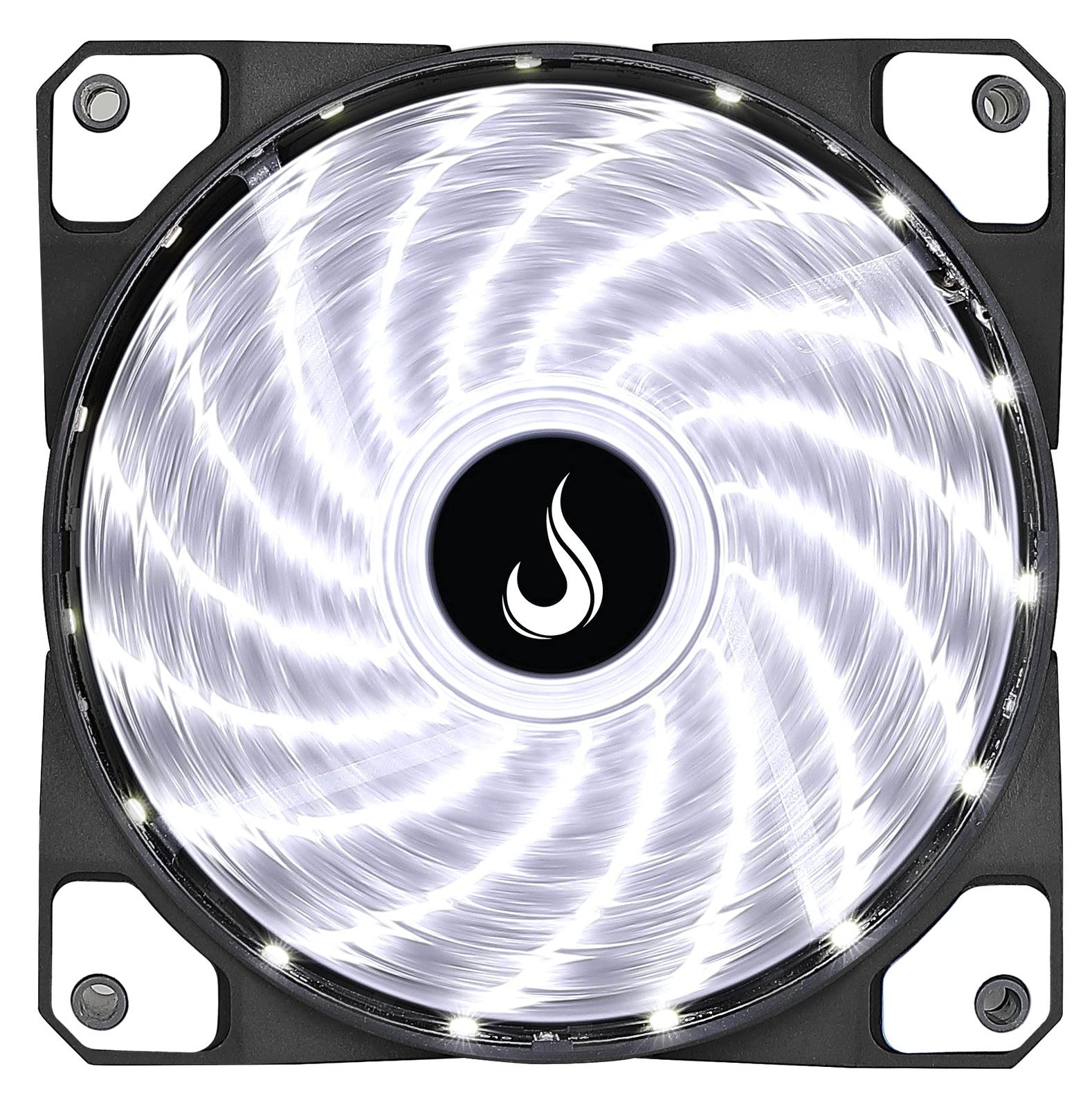 Computer Case Fan 120mm – USA – Gamer – Wind – White – LED