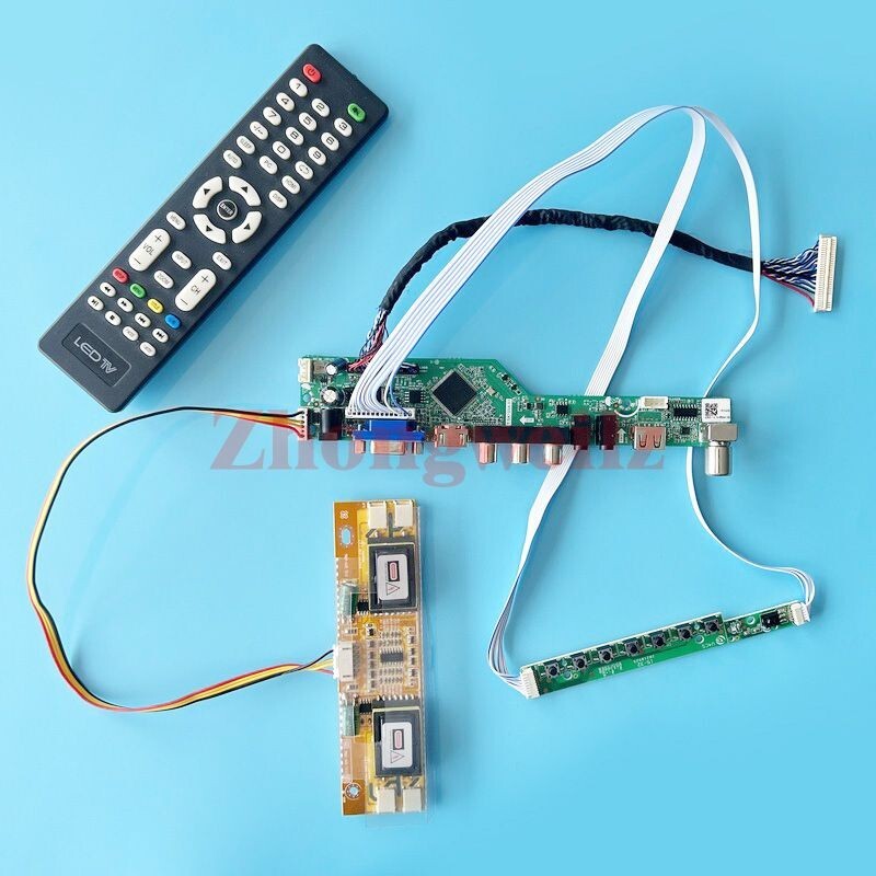 For MT220WW01 V.0/V.1/V.2 USB AV VGA HDMI 1680×1050 30P LVDS 4-CCFL Driver Board