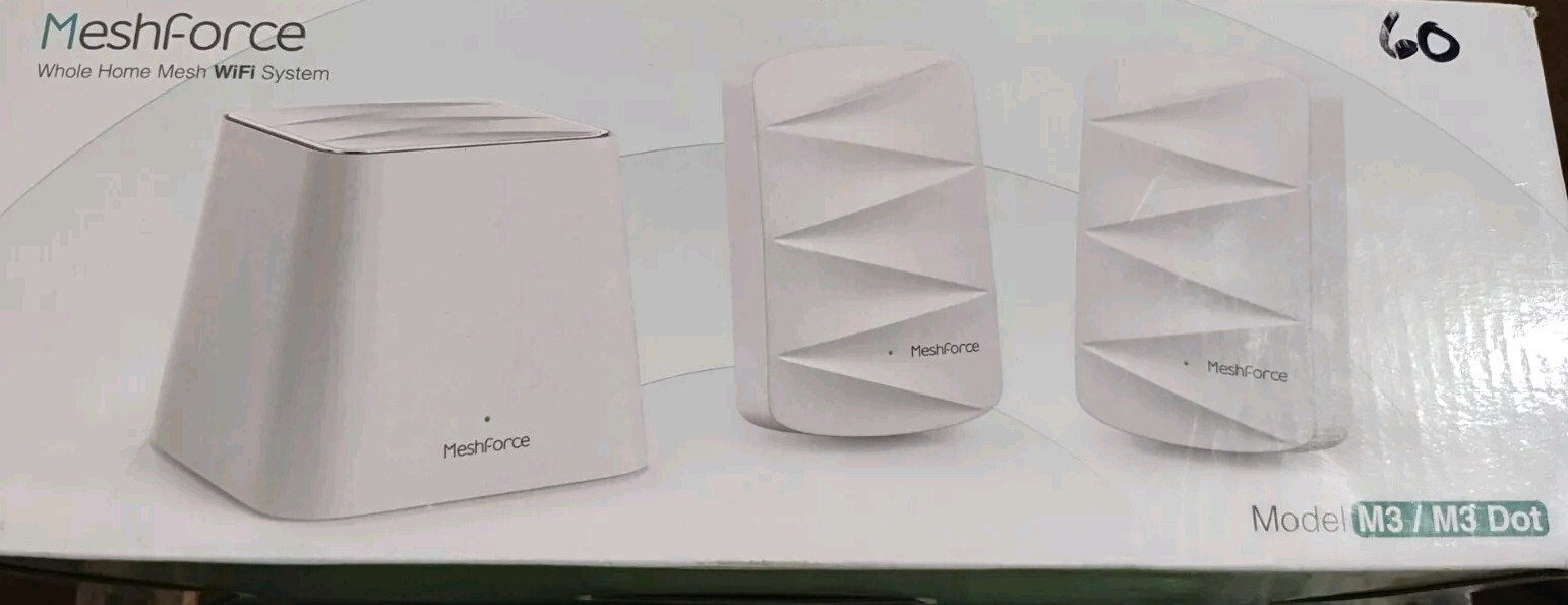 MeshForce M3 M3 Dot Whole Home Mesh WiFi System (1 WiFi Point & 2 Dots