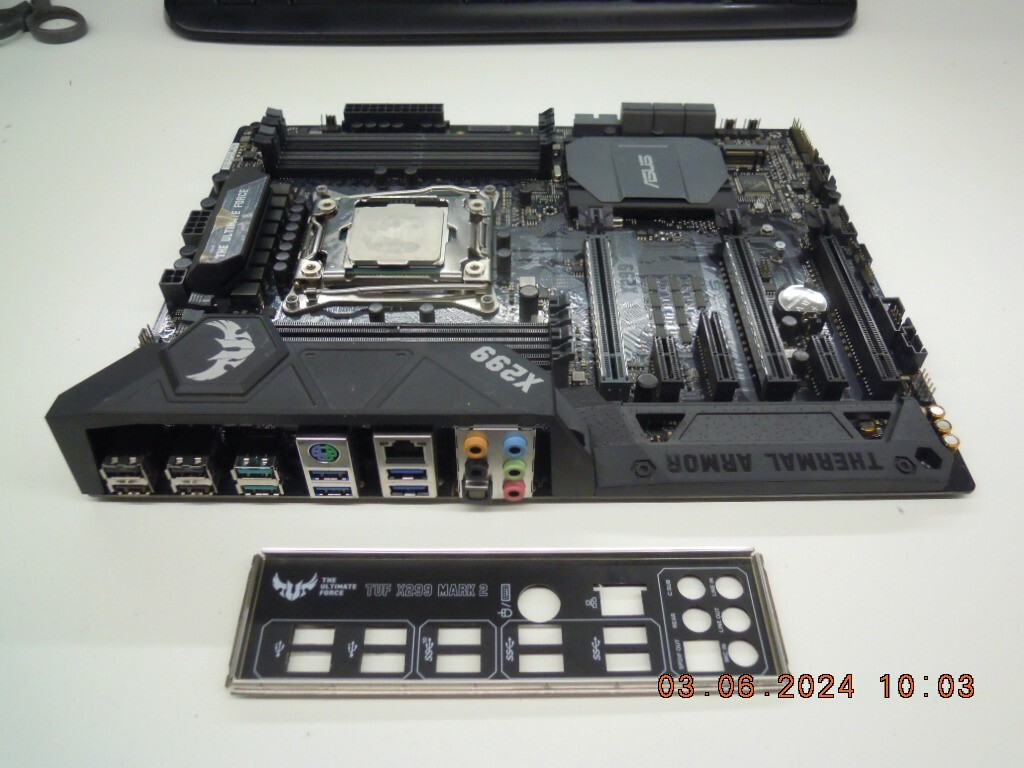 ASUS TUF X299 MARK 2 LGA2066 DDR4 Motherboard & i7-7820X *Latest BIOS * WINS 11
