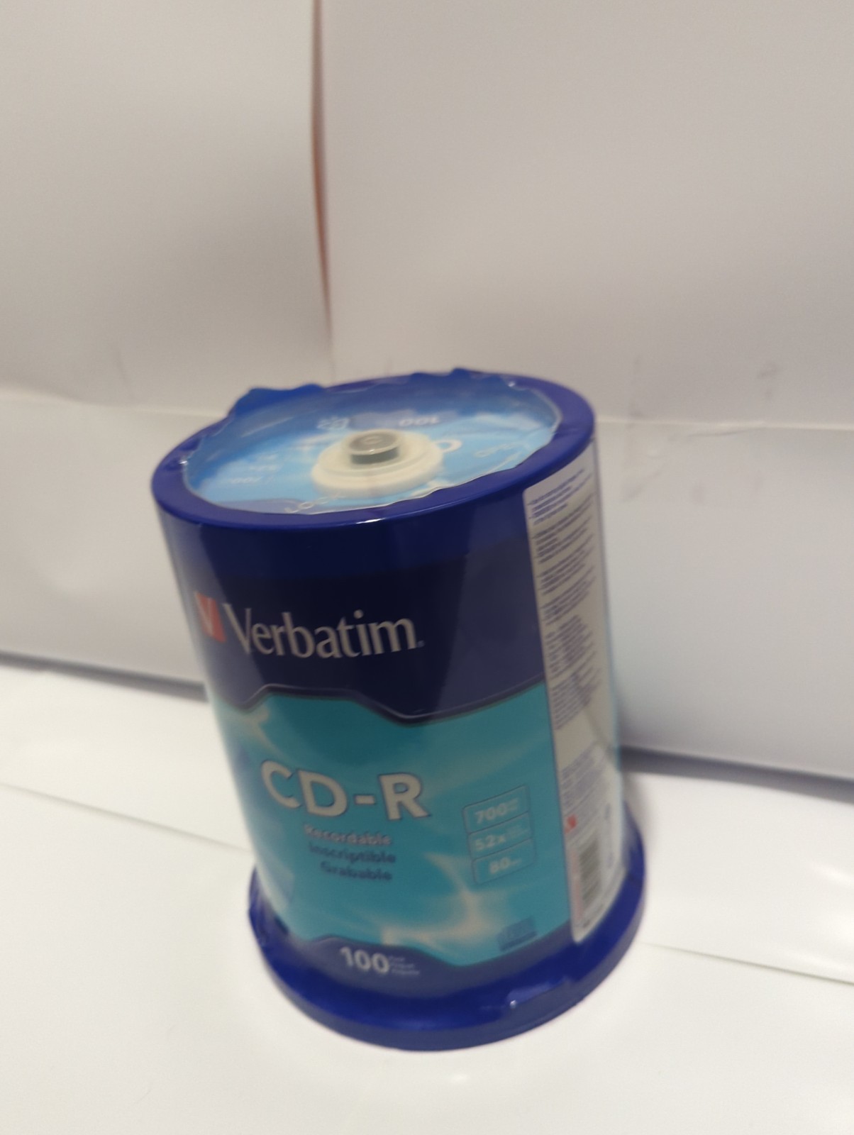 Verbatim 94554 700MB 52x CD-R Disc Pack of 100 New