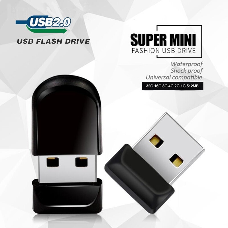 Mini USB Flash Drive 4/8/16/32/64/128 GB Ultra Fit Memory Stick with Keychain