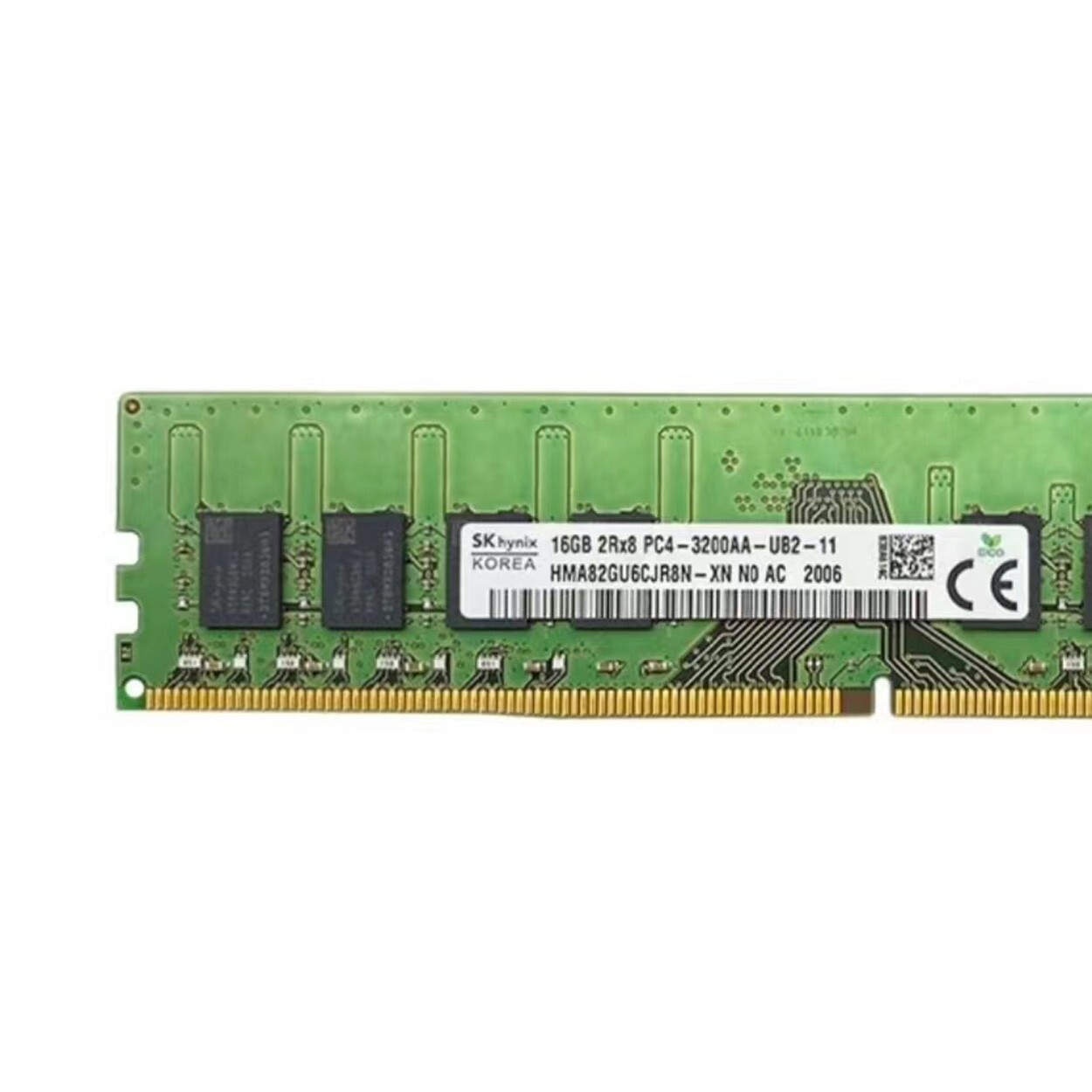 Hynix 32GB (2X16GB) DDR4 3200MHz PC4-25600 2RX8 UDIMM Memory Ram HMA82GU6CJR8N