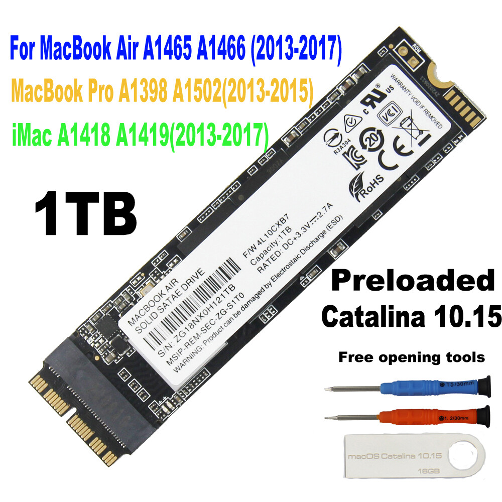 NEW 1TB SSD For 2013 2014 2015 Apple MacBook PRO A1502 A1398 EMC 2674 2678 2745