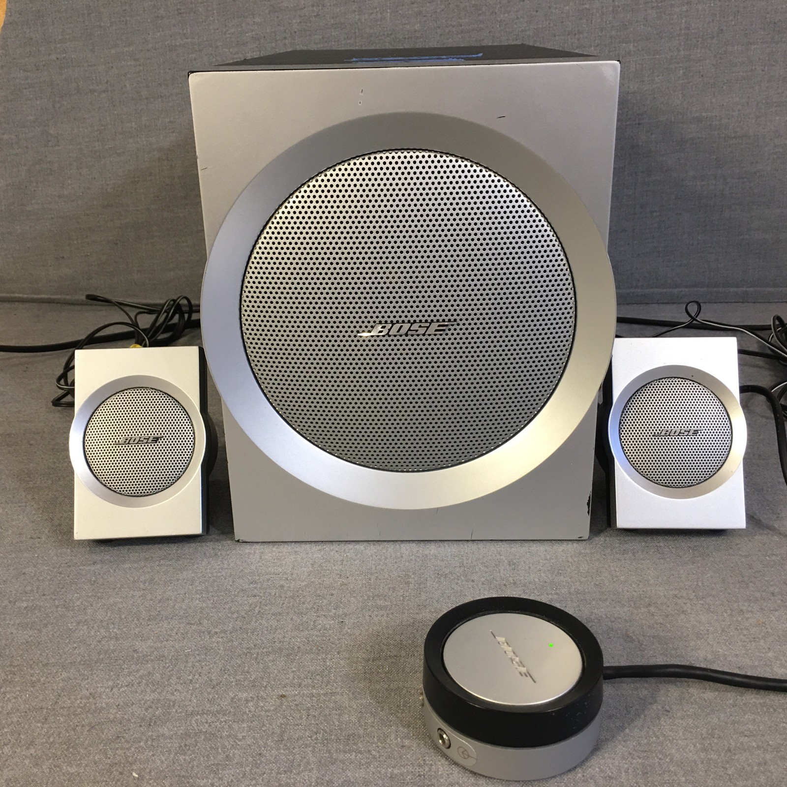 Bose Companion 3 Series I Multimedia Speaker System w/ Subwoofer, Tested / Works