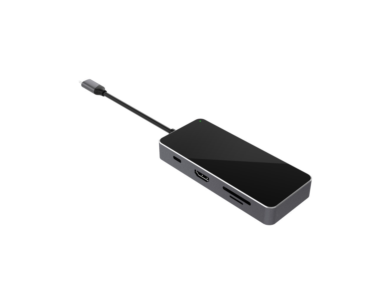 7in1 USB C Hub HDMI SD/TF Card Reader USB 3.0 Adapter for MacBook Pro/Air Dell
