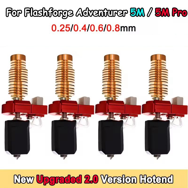 0.25/0.4/0.6/0.8mm Hotend Nozzle For Flashforge Adventurer 5M/5M Pro Printer SDE