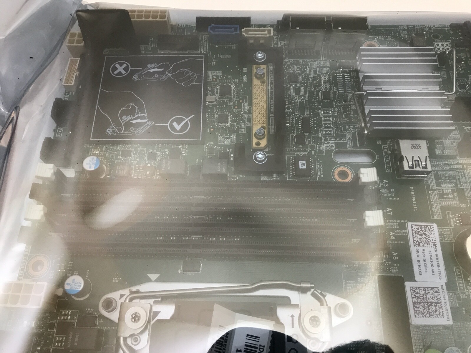 0CN7X8 Dell PowerEdge R430 R530 Dual LGA2011 Server System Motherboard
