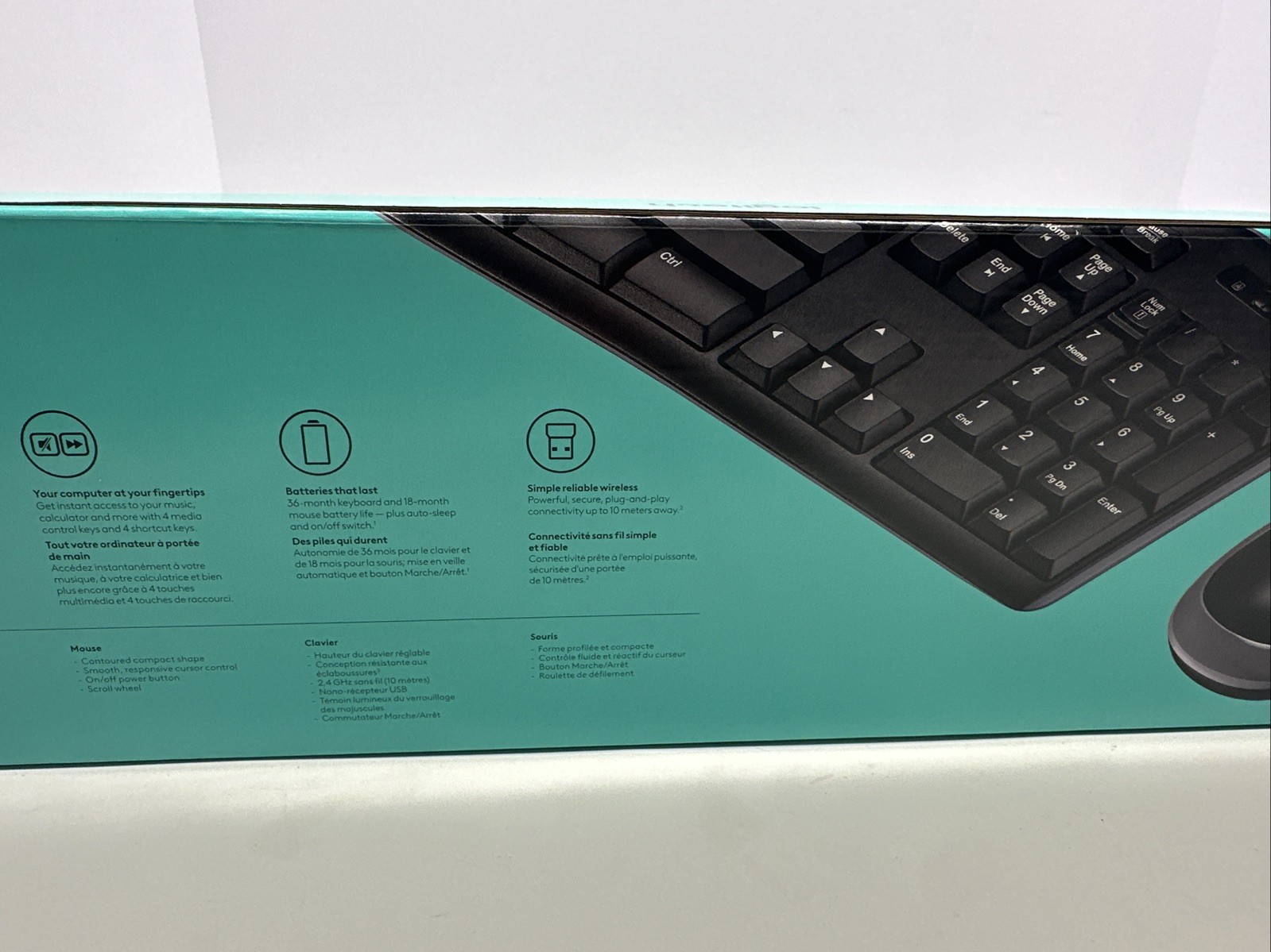 NEW Logitech MK270 Wireless Keyboard and Mouse Combo Black 920-008813