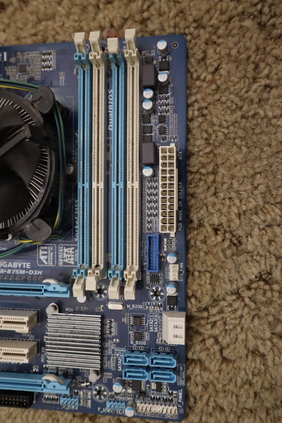 Gigabyte Technology GA-B75M-D3H (rev. 1.0) LGA 1155 Intel Motherboard+I/O Shield