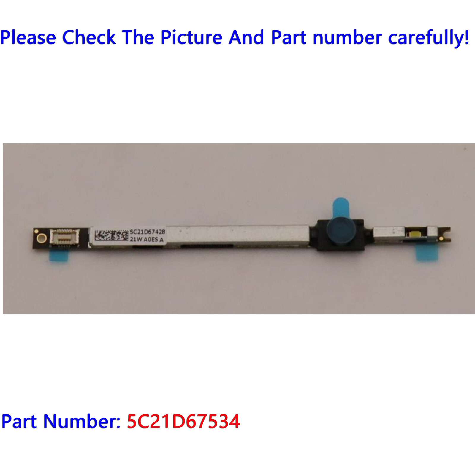 5C21D67534 New For Lenovo ThinkPad TP16 Gen 1 FHD Built In Front Camera Webcam