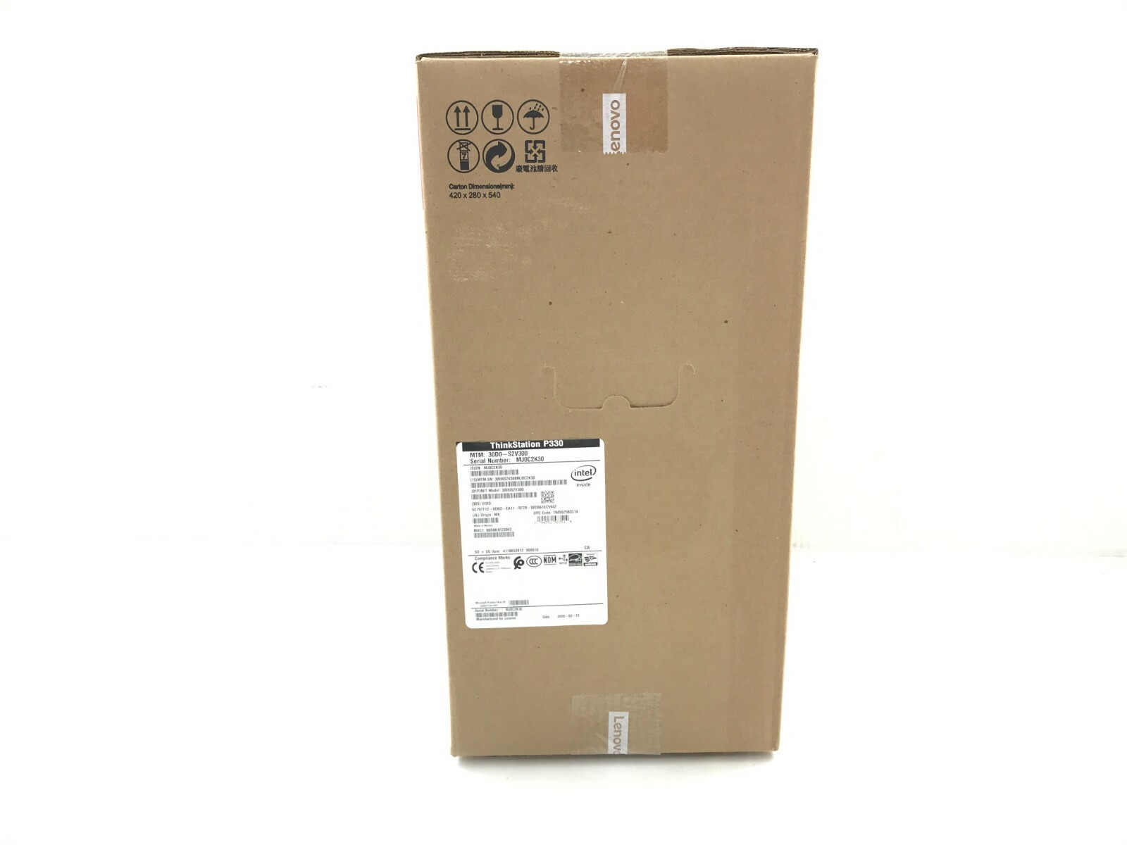 ✅Lenovo ThinkStation P330 Tower i5-9400 8GB 1TB HD Quadro P400 W10P (30D0S2V300)