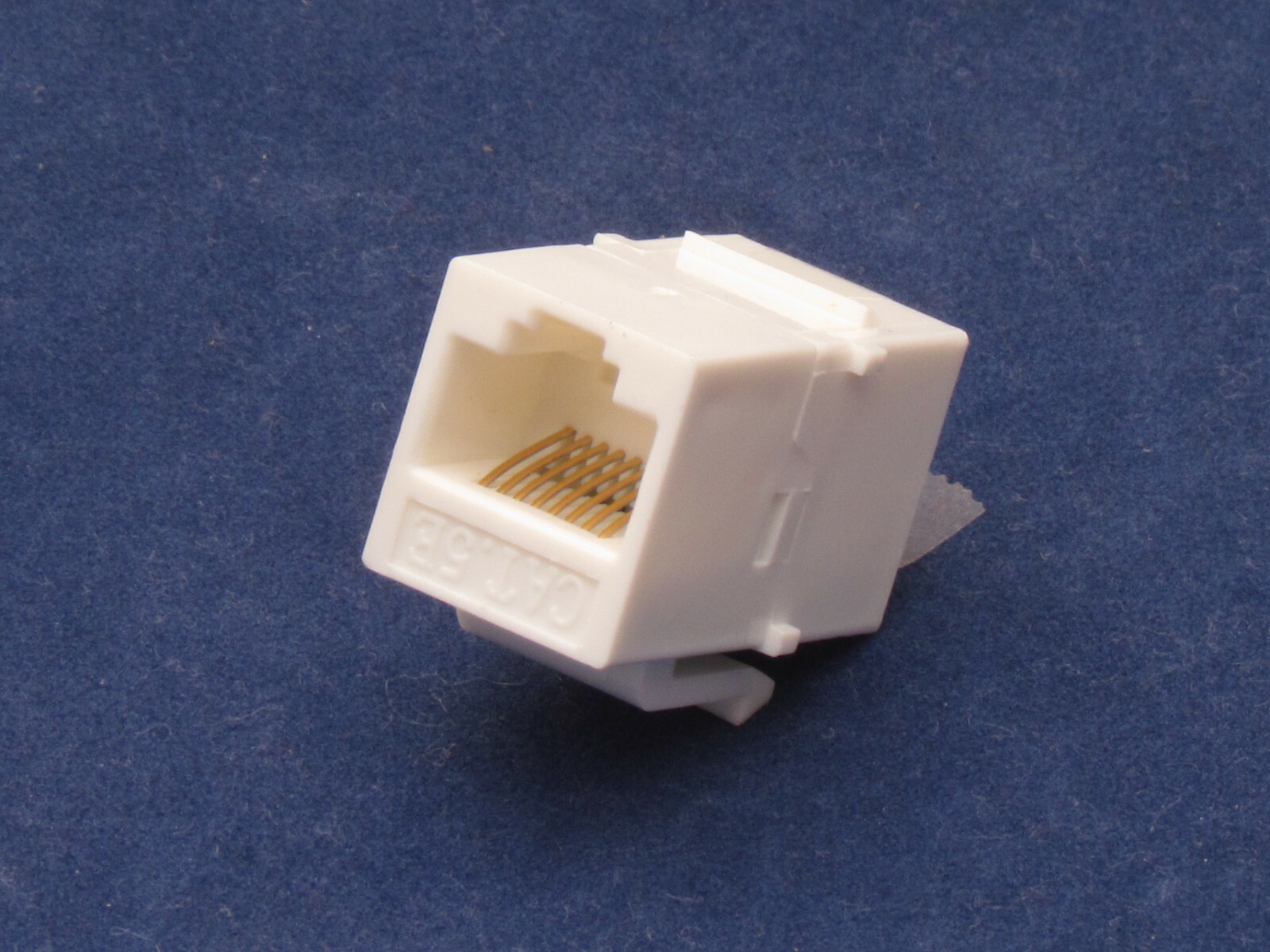 10 pcs Lot CAT5 Inline RJ45 Keystone Wall Coupler Jack Adapter 8P8C White CAT5e