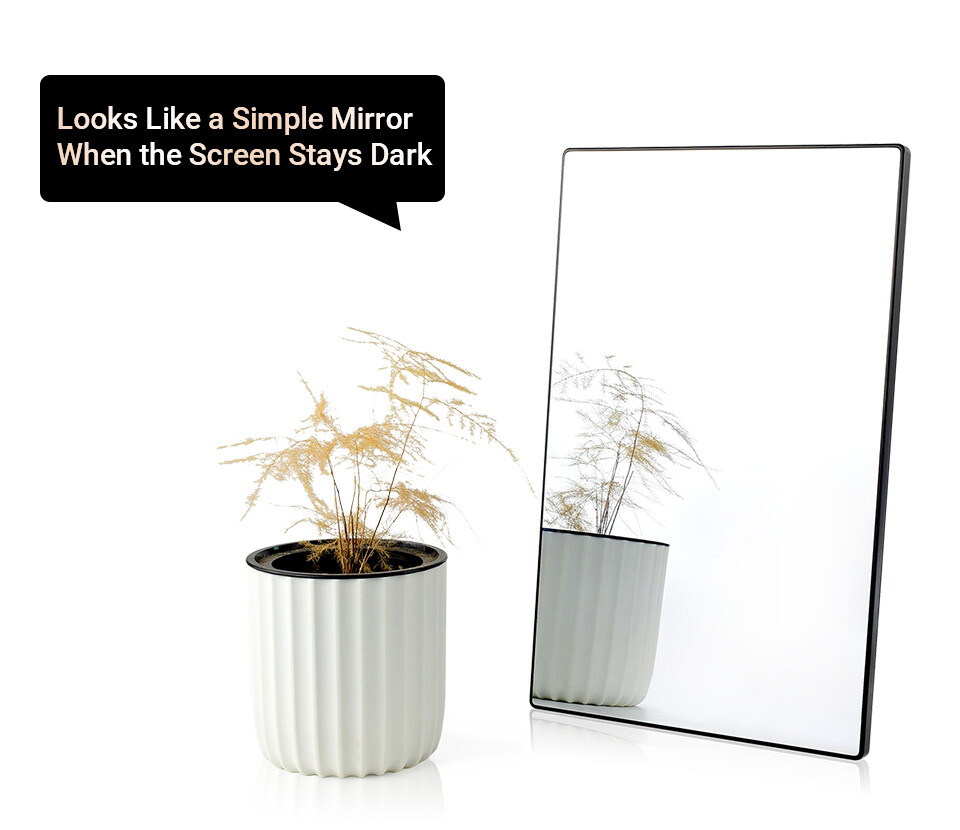 Waveshare 13.3inch CM4 Magic Mirror Mini-Computer Speech Assistant Touch Control