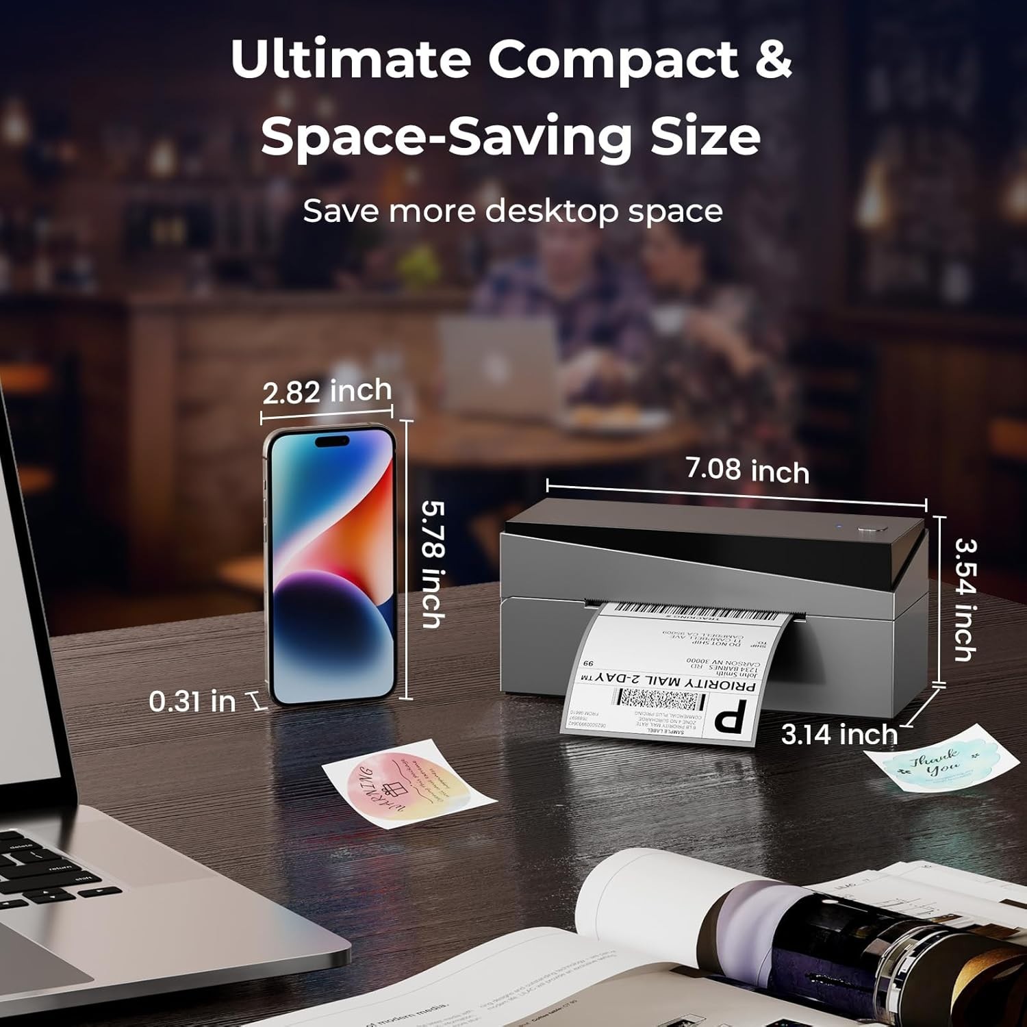 4X6 Bluetooth Thermal Label Printer for Shipping Label Amazon Shopify eBay USPS