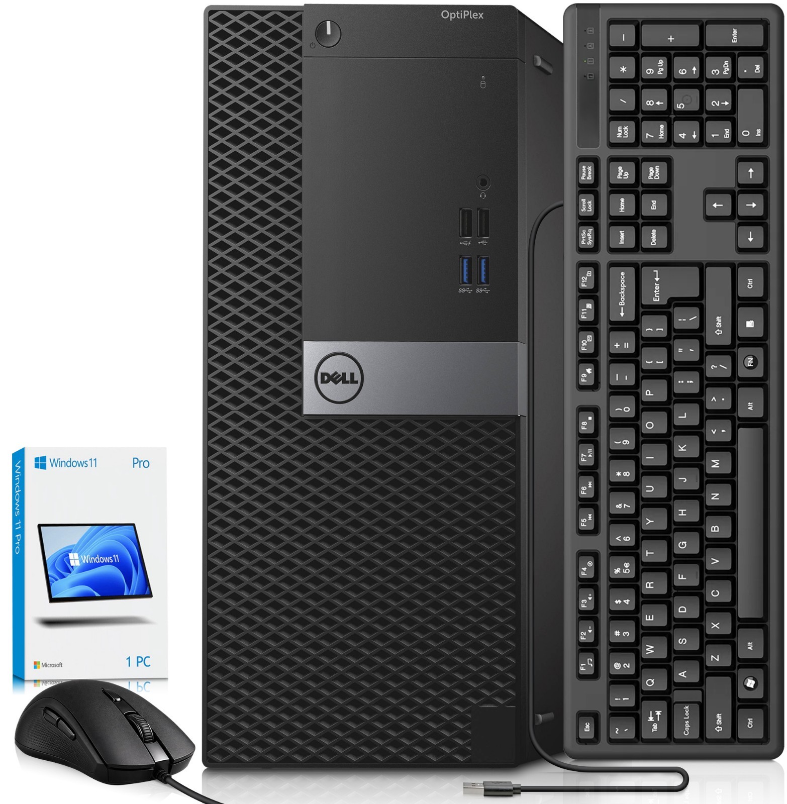 Dell 5040 MT Desktop PC i5-6th 16GB RAM 256GB SSD Built-in Wi-Fi Windows 11 Pro