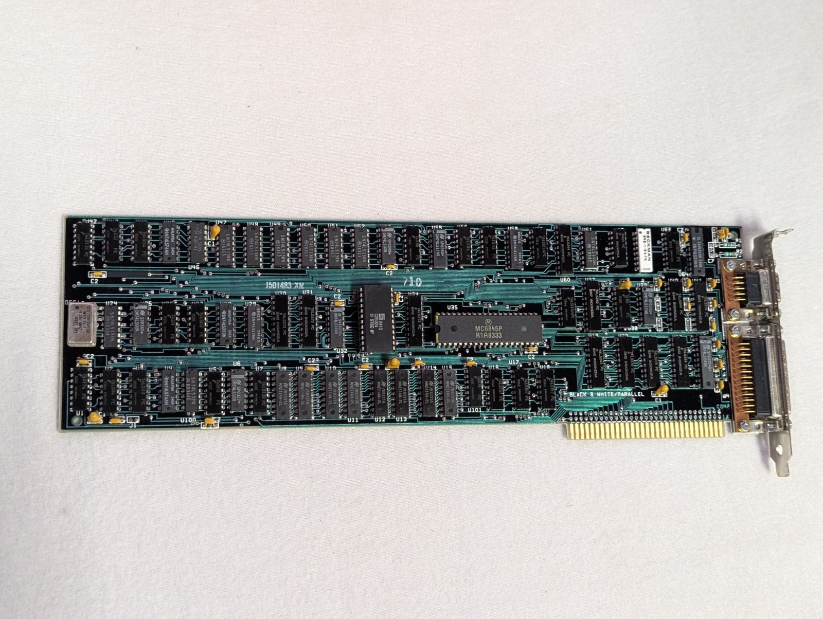 VTG IBM 1501483 8-Bit ISA Monochrome Video Card Black & White Parallel – TESTED