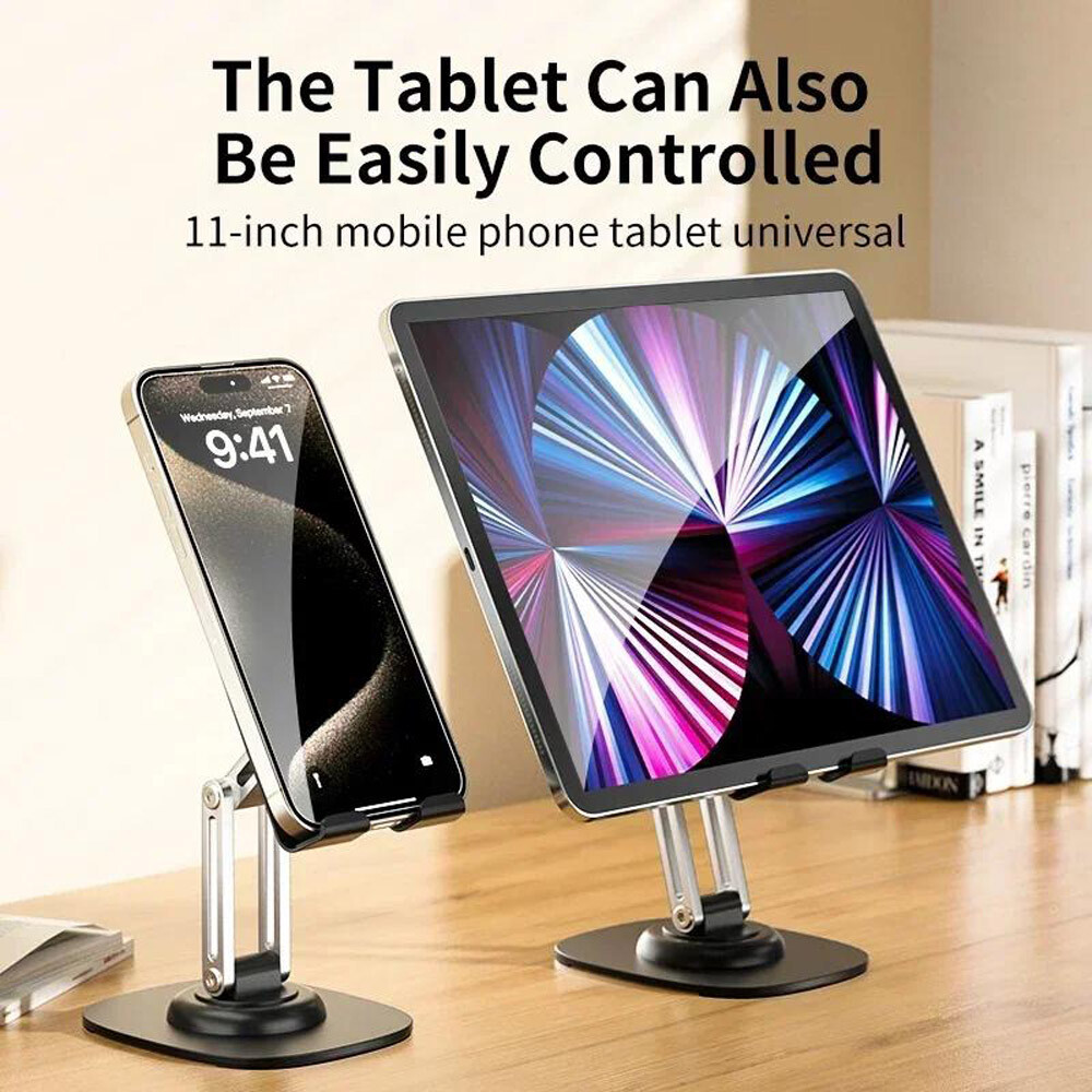 Adjustable Universal Tablet Stand Desk Holder Mount For iPad iPhone Smartphones