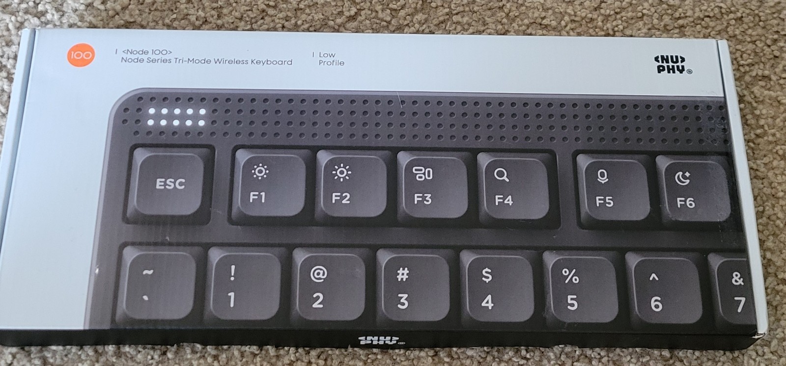 NEW Open Box NuPhy Node 100 Tri-Mode Wireless Mechanical Keyboard High Profile