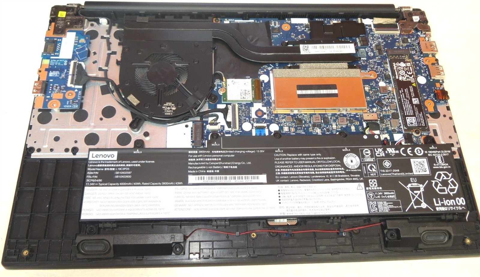Lenovo ThinkPad E15 Gen 2 Laptop Intel i5-1135G7 2.4GHz 8GB 256GB SSD No PSU