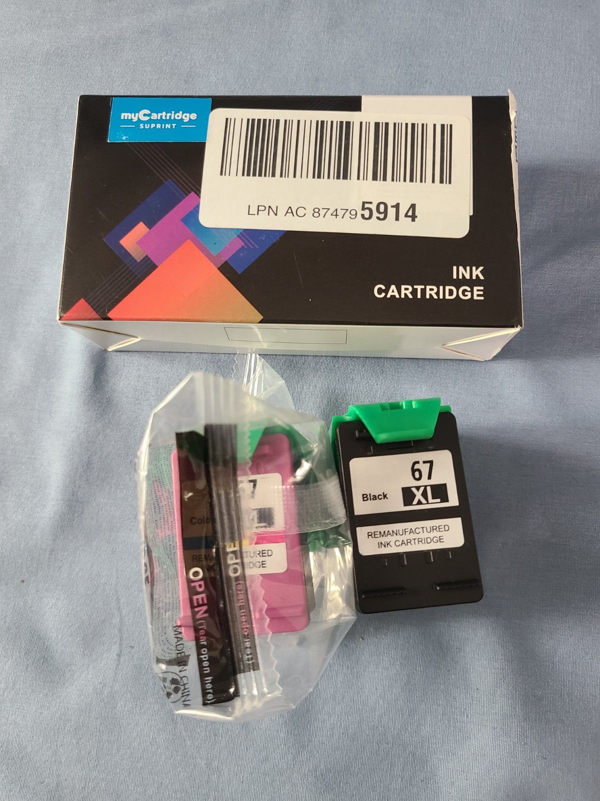 Combo HP 67xl Ink Cartridges for HP deskjet 2700 Envy 6000 6055