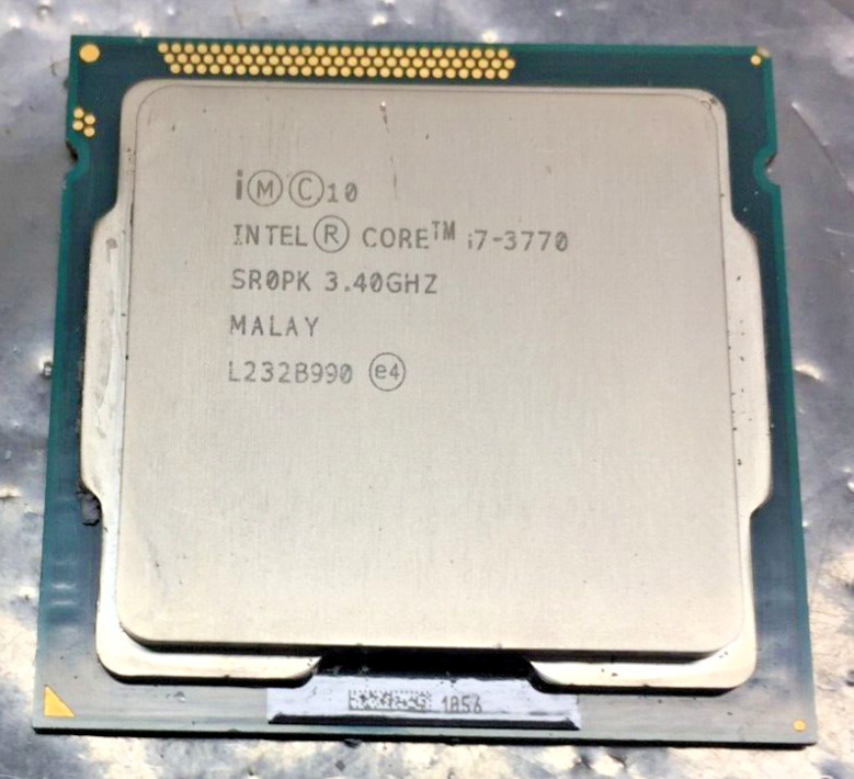 Intel Core I7-3770 Processor (3.40GHz, 4 Cores, Socket H2 LGA-1155) – SR0PK