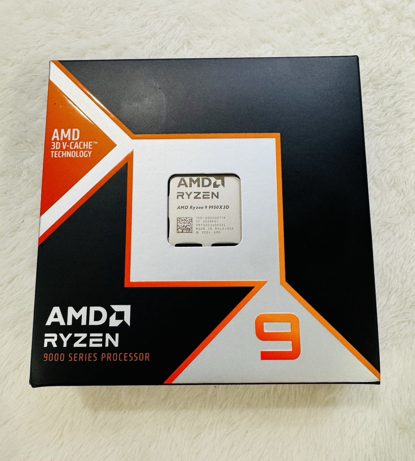 AMD Ryzen 9 9950x3d 16-core, 32Thread Processor 144 Mb Cache. New