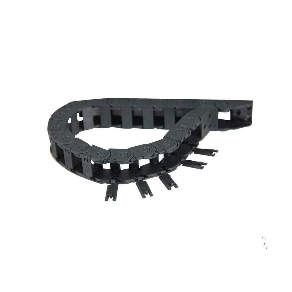Befenybay 10mm x 11mm Length 1Meter Black Plastic Open Type 10mmX11mm,