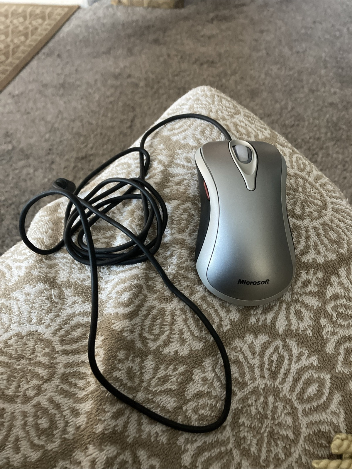 Microsoft Comfort Optical Mouse 3000 3 Button 4 Way Scrolling Wired USB TESTED