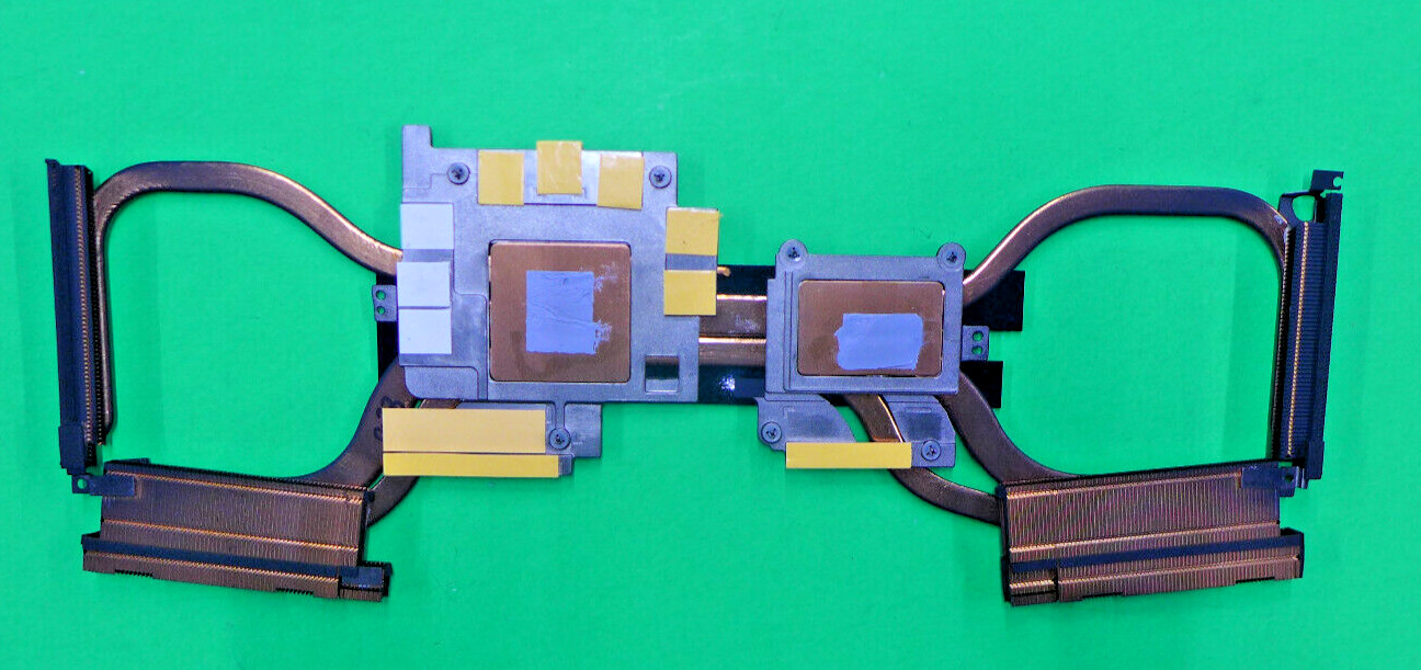 NEW Alienware M15 CPU Graphics Cooling Heatsink Assembly w/o Fan Dell PN55P