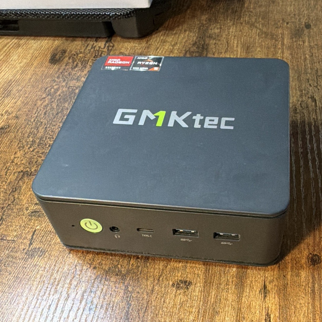 GMKtec NucBox M6 Mini PC Ryzen 5 8GB RAM 512GB SSD Radeon WiFi BT