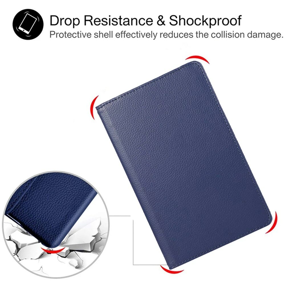 For 2021 iPad 9th Generation 10.2 inch 360 Rotating Stand Smart Case Cover