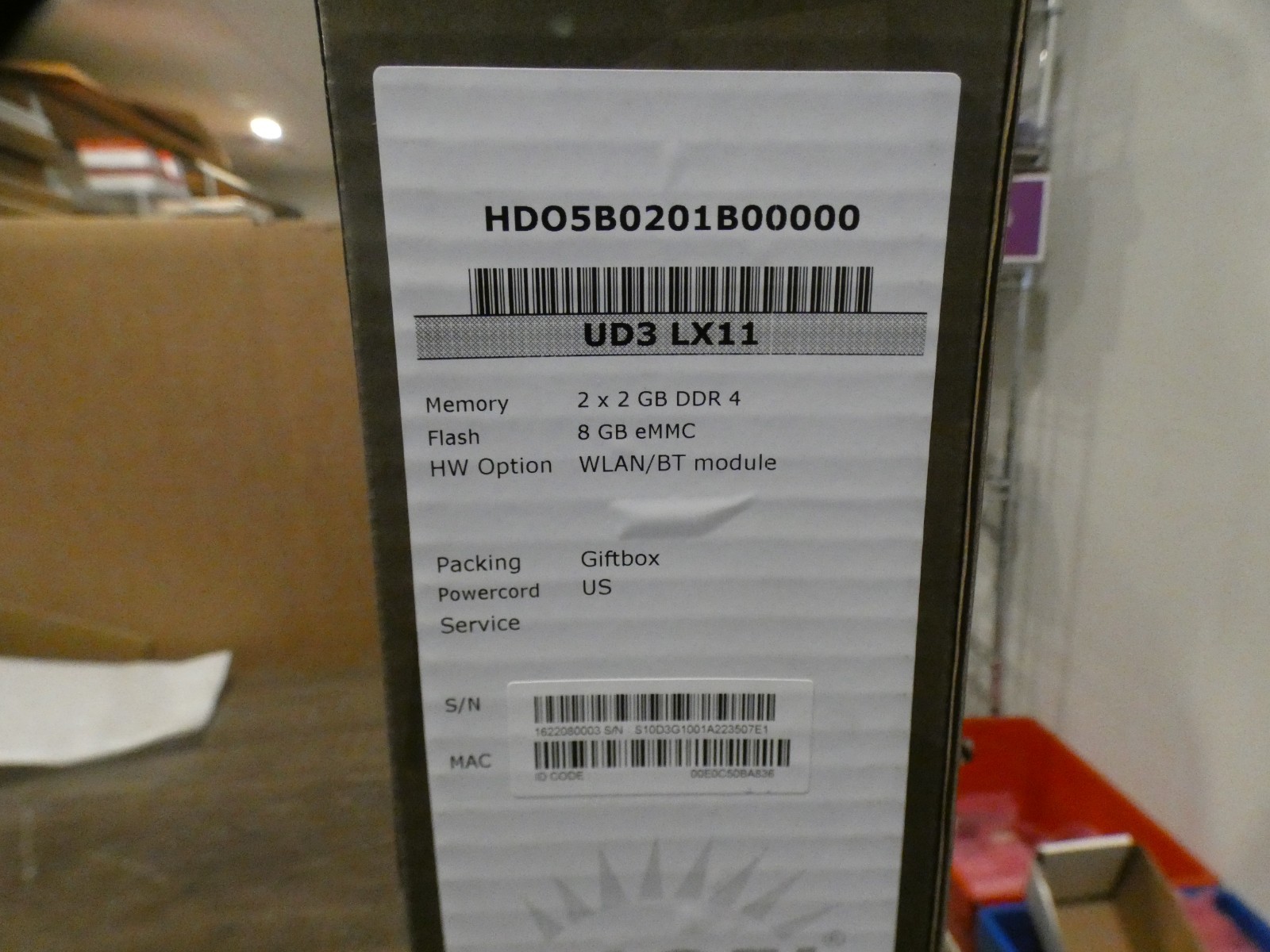 IGEL Technology Thin Client UD3 LX11 AMD 2.4GHZ 8GB eMMC 2x2GB DDR4 WLAN/BT