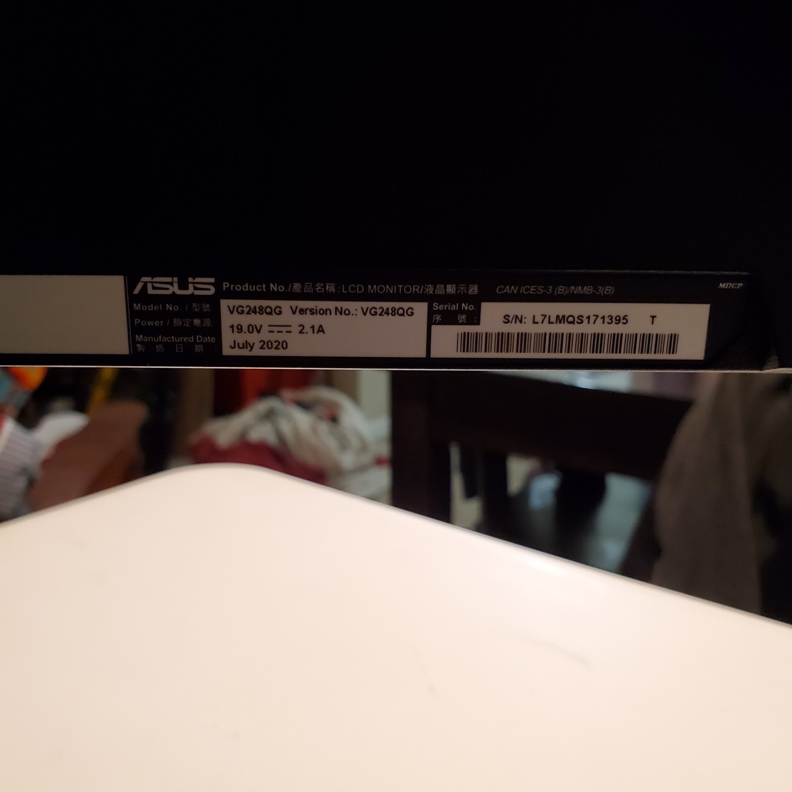 ASUS VG248QG 24″ FHD LCD 165Hz 0.5ms Gaming Monitor Adaptive-Sync