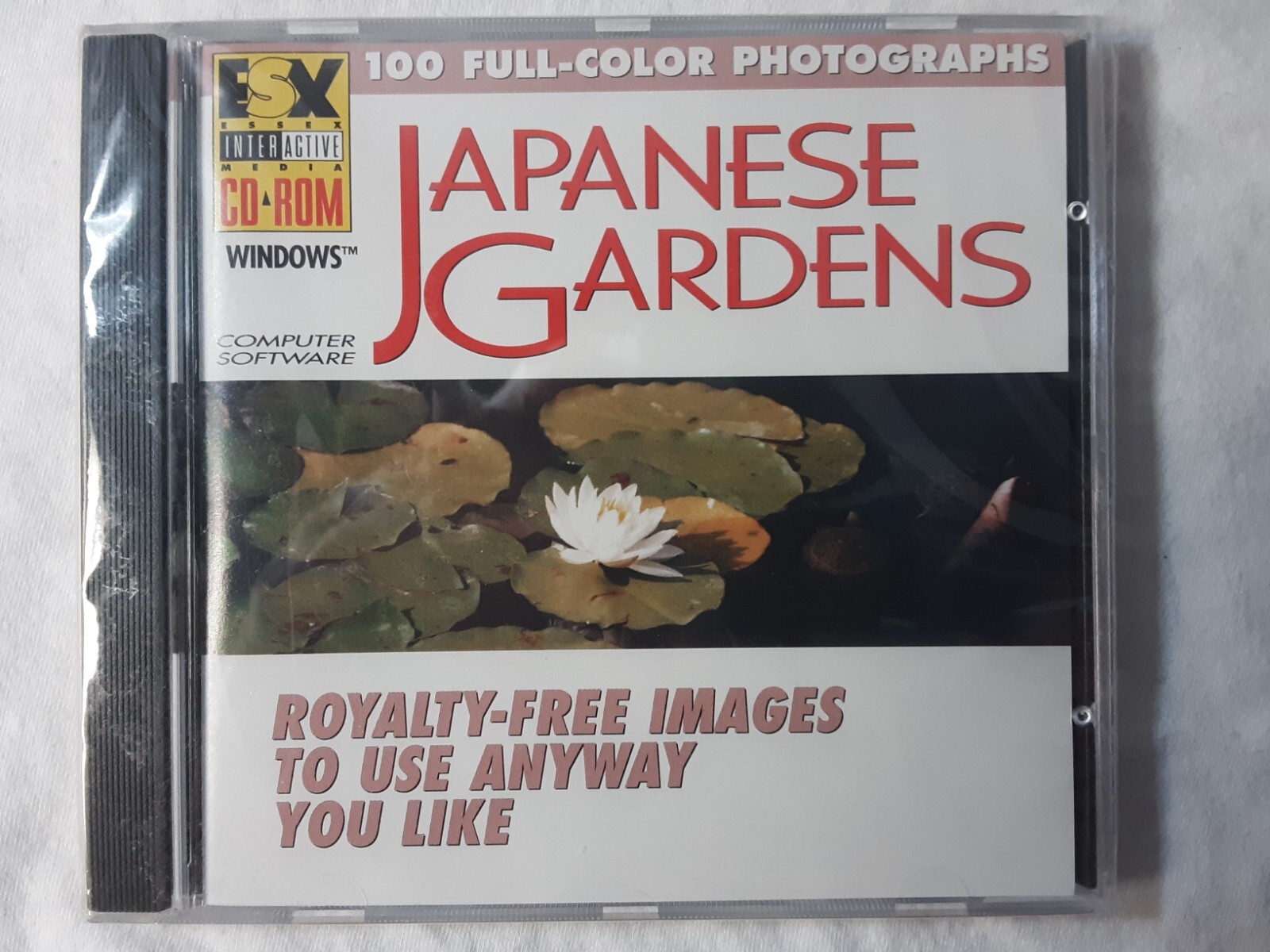 retro 1994 CD-Rom – Japanese Gardens royalty free images – use as you see fit