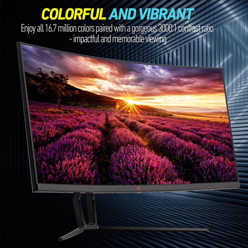 Deco Gear 35″ Curved Gaming Ultrawide Monitor, 3440×1440, 120 Hz, 1ms MPRT, (Ope