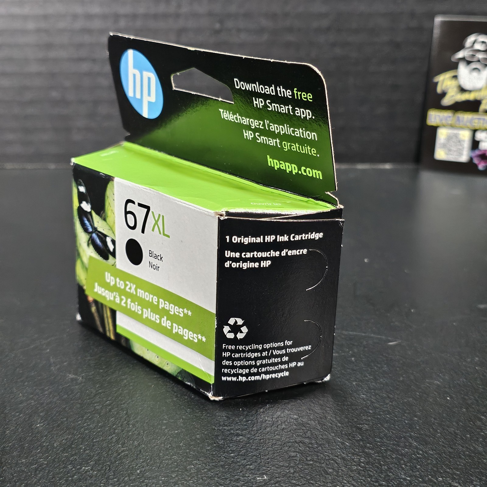 HP 67XL High Yield Black Original Ink Cartridge 240 pages 3YM57AN#140 – 12/2026