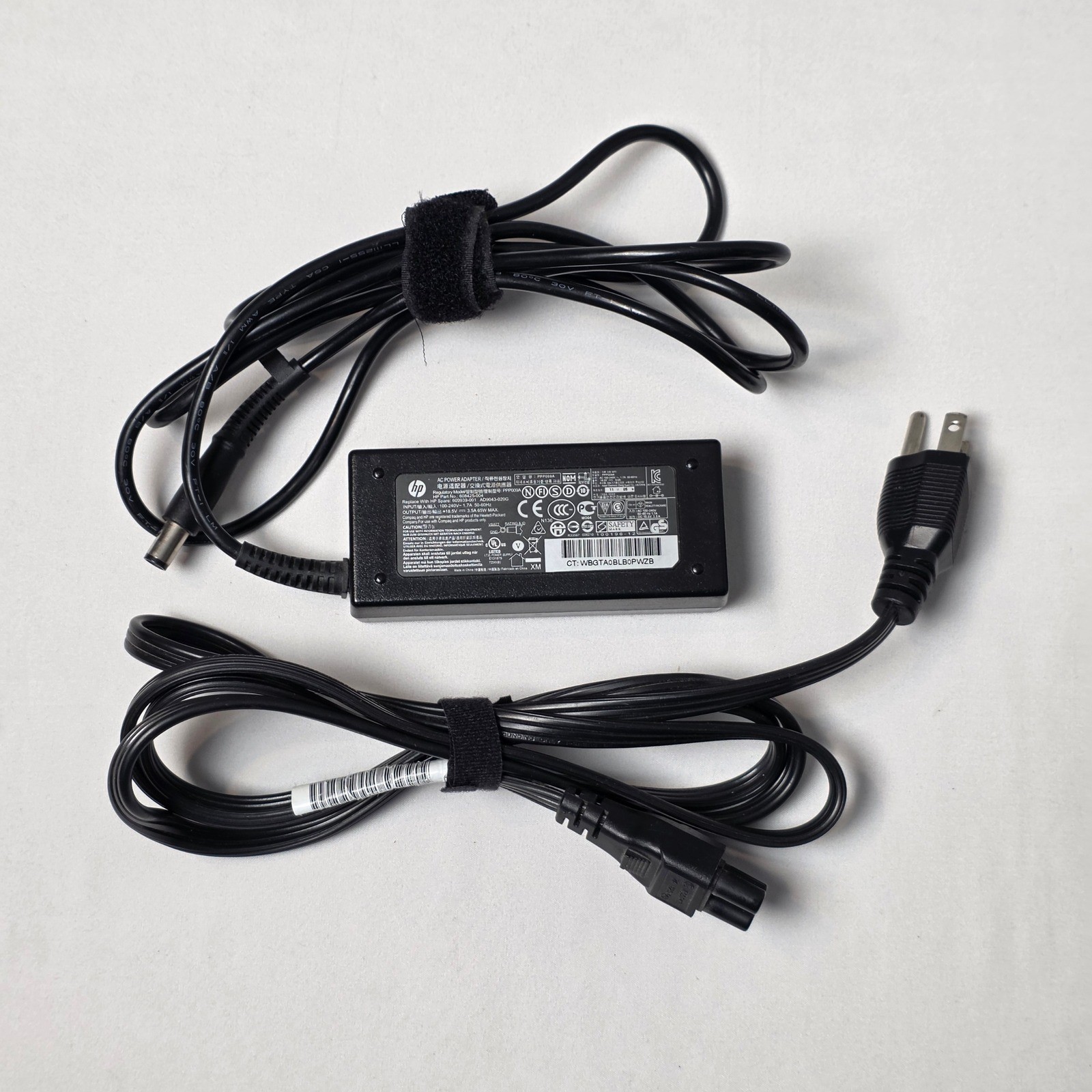 HP AC Power Adapter 65W 18.5V 3.5A PPP009A 608425-004 OEM Charger Power Supply