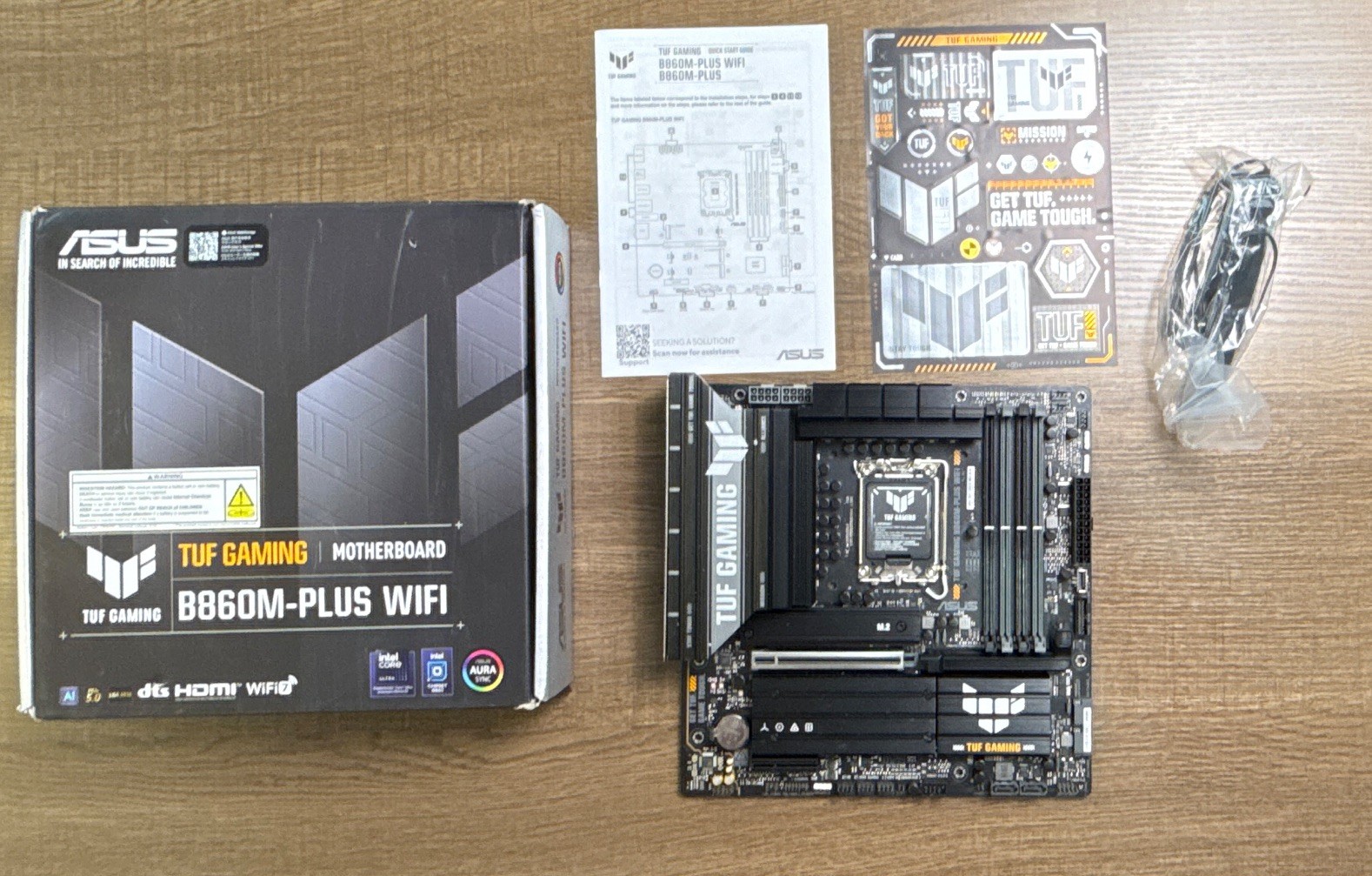 ASUS TUF GAMING B860M-PLUS WIFI MicroATX Intel LGA1851 DDR5 M.2 PCIe