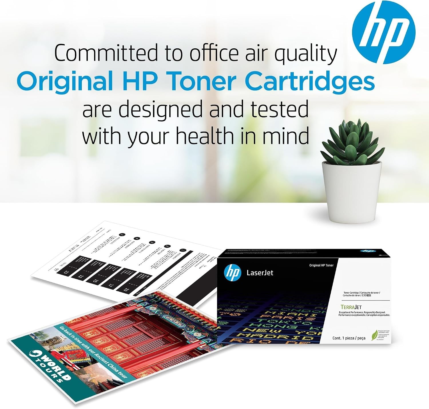 HP 206A Yellow Original LaserJet Toner Cartridge, W2112A
