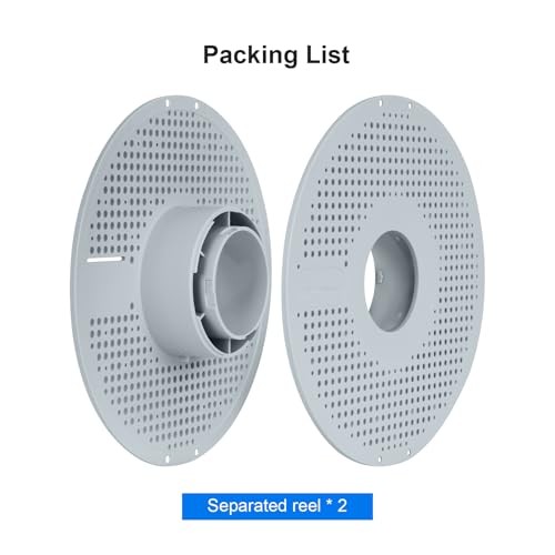 Reusable Filament Spool, Detachable & Easy to Use, High Strength & 1 Pack Grey