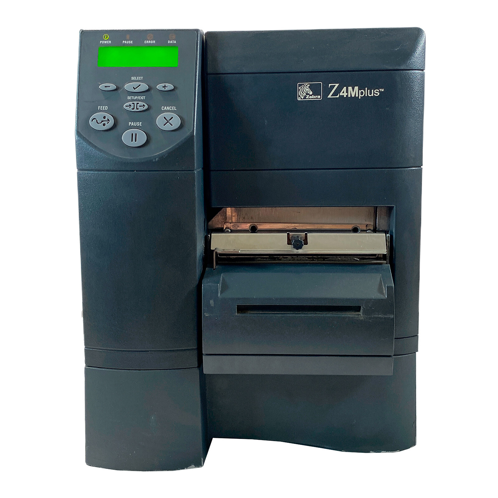 Zebra Z4M Plus Z4M00-2001-1000 Thermal Transfer Label Printer Cutter UPS Firmwr